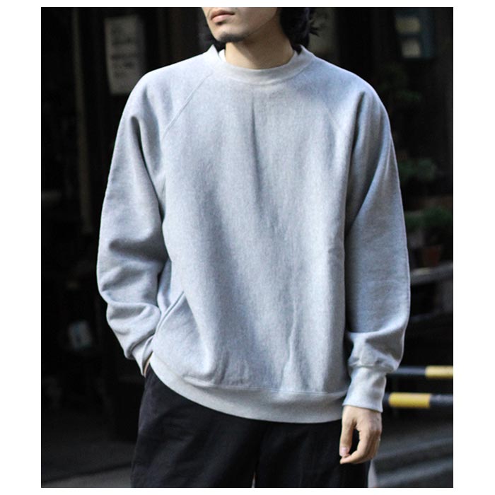 口コミ・レビューで人気商品を探そう BATONER バトナー ジャンベルカ スウェット クルーネック 裏毛 トップス