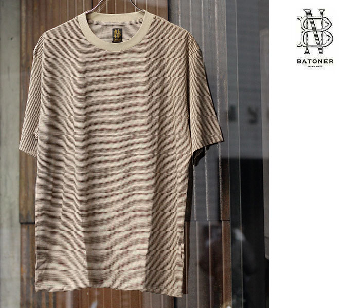 バトナー BATONER トロピカルウール 半袖 Tシャツ TROPIACAL バトナー BATONER トロピカルウール 半袖 Tシャツ TROPIACAL