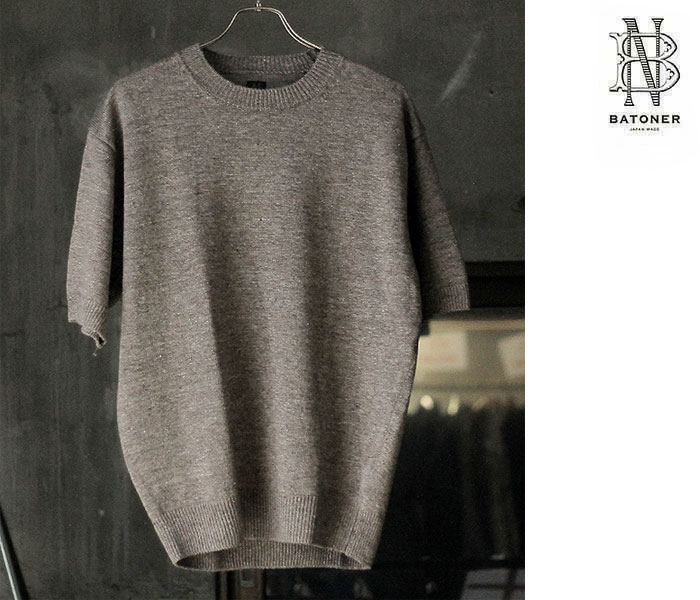 BATONER バトナー WASHED リネンニット