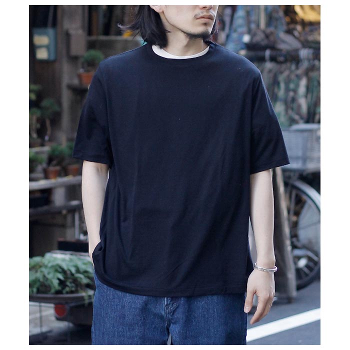 【セール】 バトナー T-SHIRT WOOL SUMMER Tシャツ サマーウール BATONER トップス