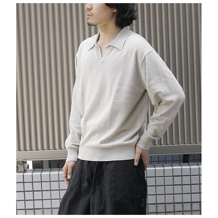 バトナー BATONER シルク ポロスキッパー SILK POLO SKIPPER (BN