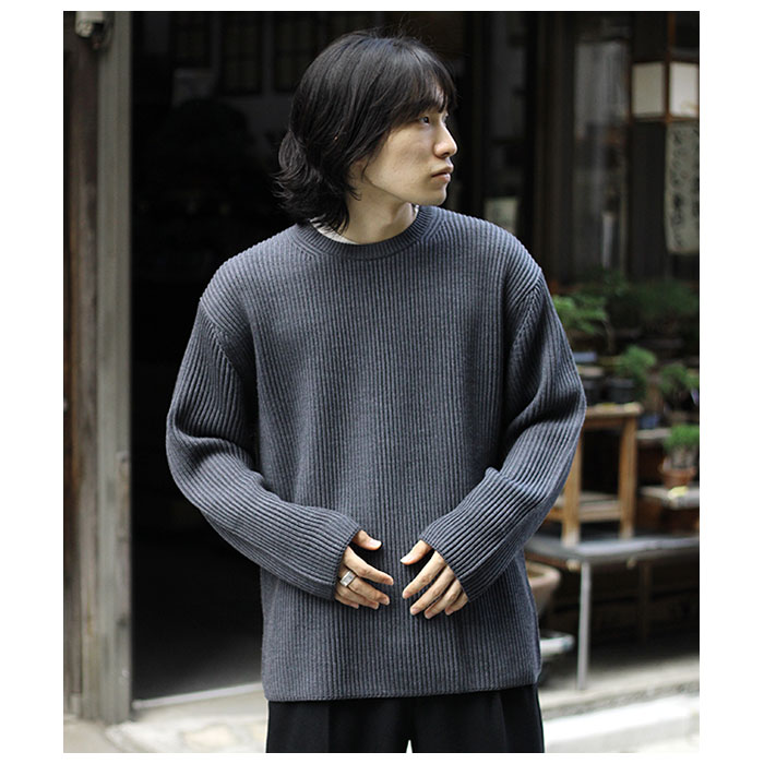 BATONER Unisex SUPERIOR MERINO CREW NECK BN-21F