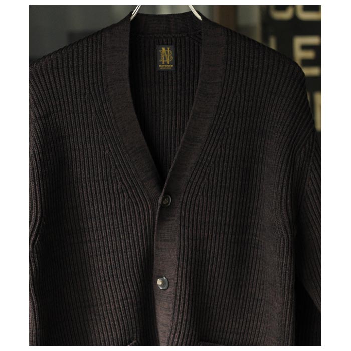 バトナー BATONER ソリッドウール リブ カーディガン SOLID WOOL バトナー BATONER ソリッドウール リブ カーディガン SOLID WOOL