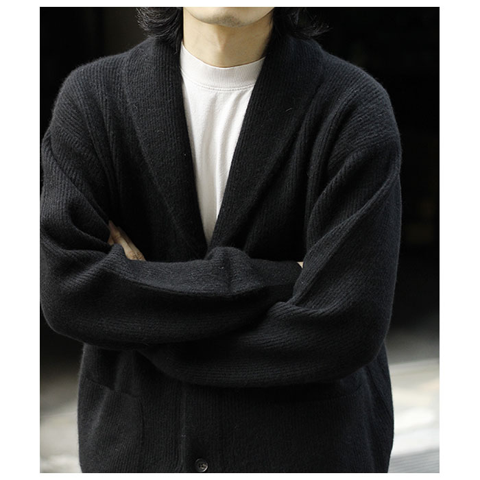 バトナー BATONER カシミヤ フォックス ショールカラー