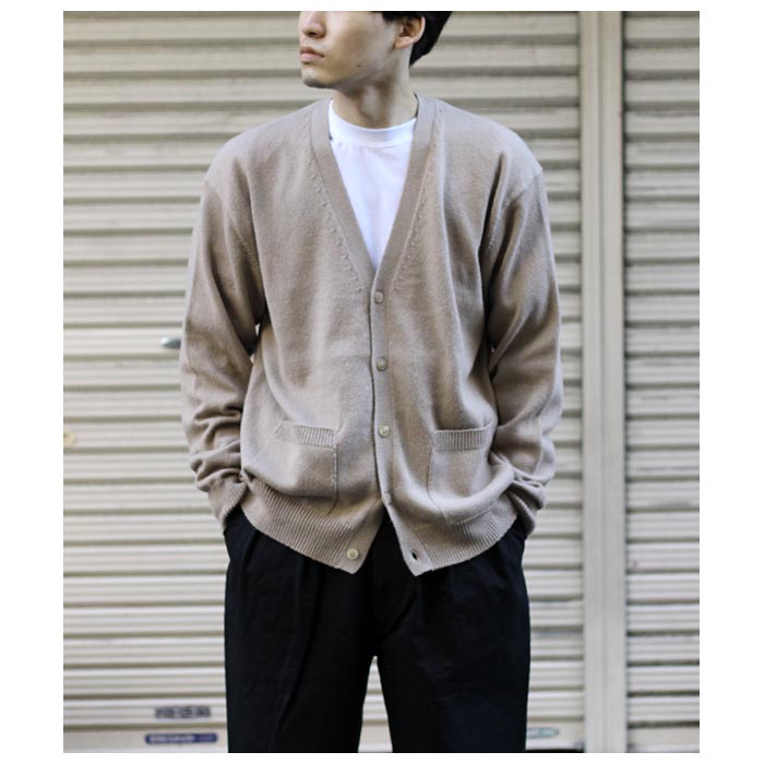 BATONER | ウォッシュド ハイカウント リネン Vネック