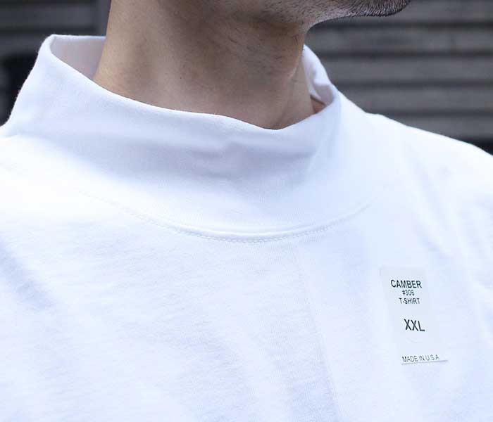 新品XXLサイズ 軽量ヘムロゴ モックネックロングTシャツ スリクソン エンボススリクソンロゴ 長袖モックネックシャツ SMS5303