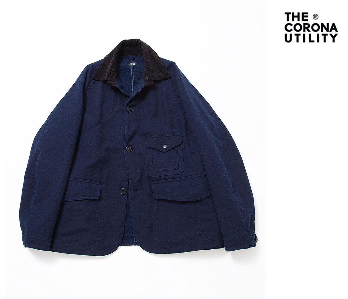 THE CORONA UTILITY ネイビー ジャケット 予約商品(お届け予定 9月頃以降) ザ コロナユーティリティ THE