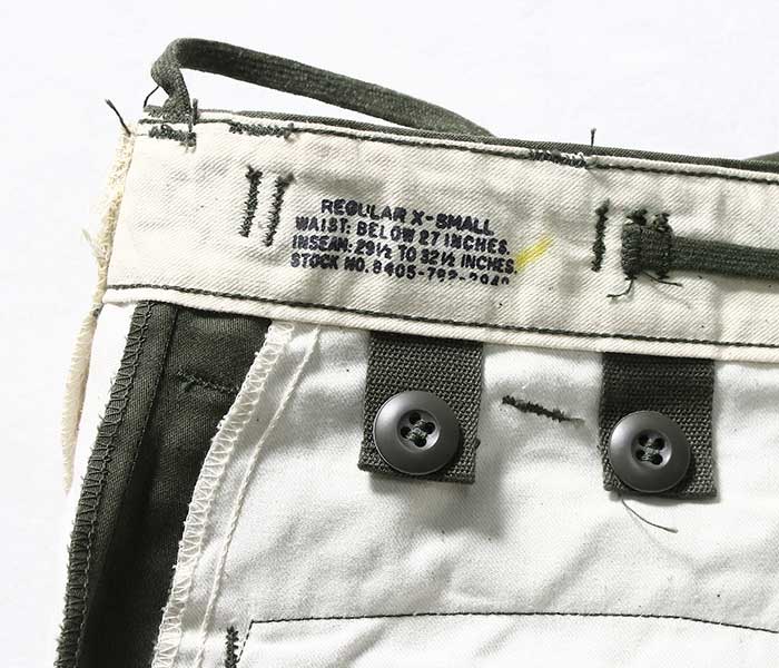 M-65 パンツ 60年代 アルミジップ 初期型 数量限定 XS-REGULAR デッド