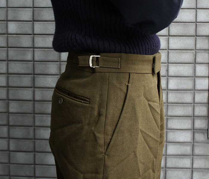 イギリス軍 ドレスパンツ オリーブ ウール No2 ユニフォーム