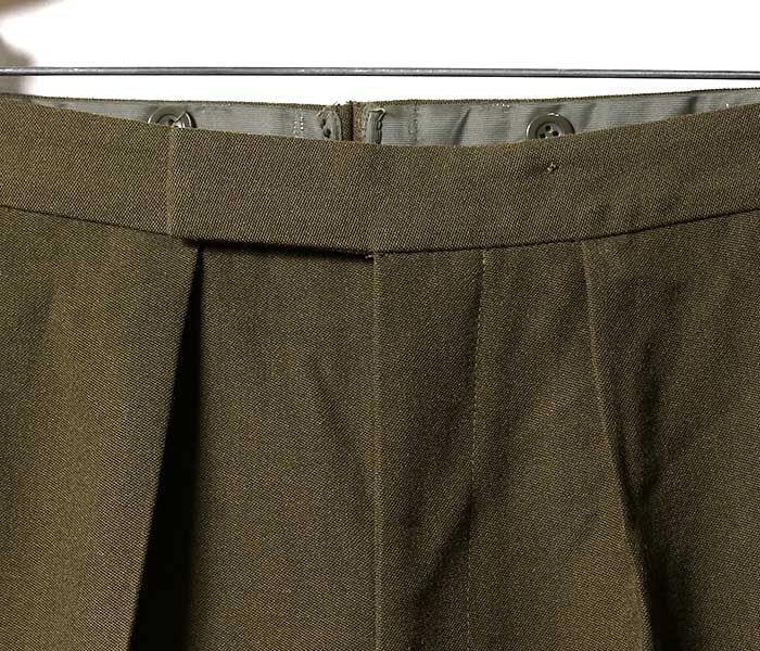 イギリス軍 ドレスパンツ オリーブ No2 ユニフォーム ドレストラウザーズ イギリス軍 ドレスパンツ オリーブ ウール No2 ユニフォーム