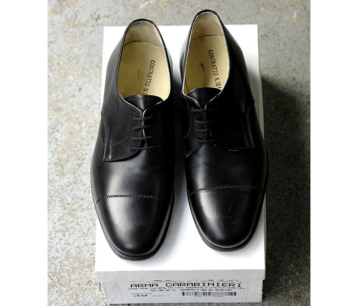 デッドストック DEADSTOCK イタリア軍 革靴 キャップトゥ