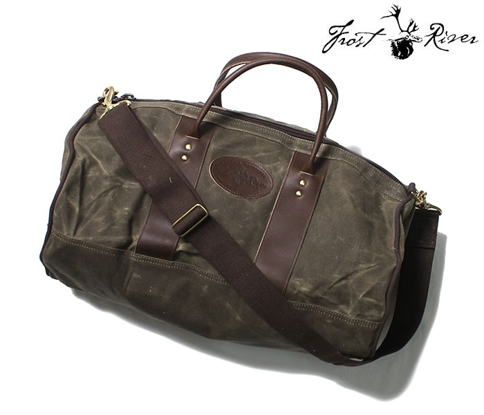 Frost River ボストンバッグ 　アメリカ製　オイルドキャンバス Frost River ボストンバッグ アメリカ製 オイルドキャンバス
