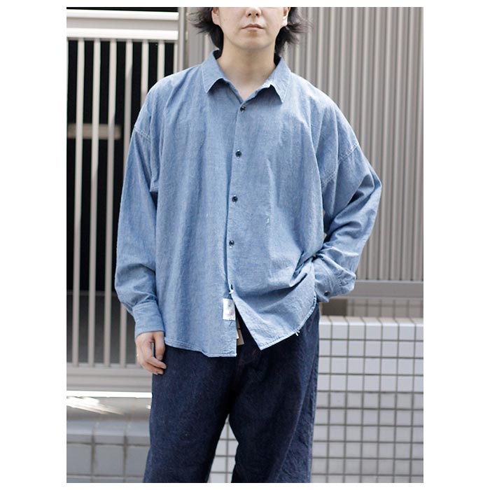 グランク GURANK シャンブレーシャツ Chambray shirts (25A10C