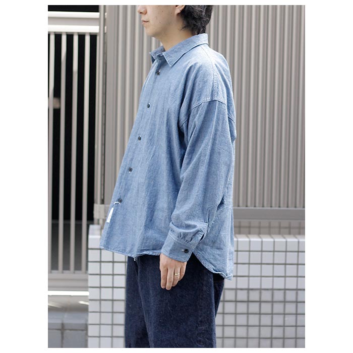 グランク GURANK シャンブレーシャツ Chambray shirts (25A10C