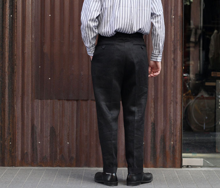 HERITAGE CLOTH 無地 サキソニー スラックス(セットアップ対応