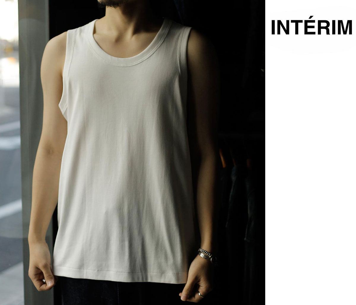 インテリム INTERIM スビン コットン リブ タンクトップ SUVIN COTTON