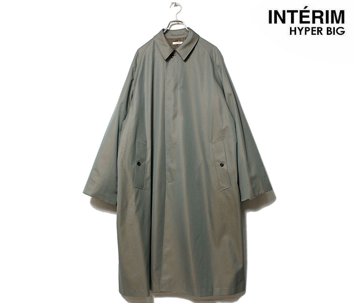 インテリム INTERIM ハイパービッグ 玉虫 ギザ ギャバジン