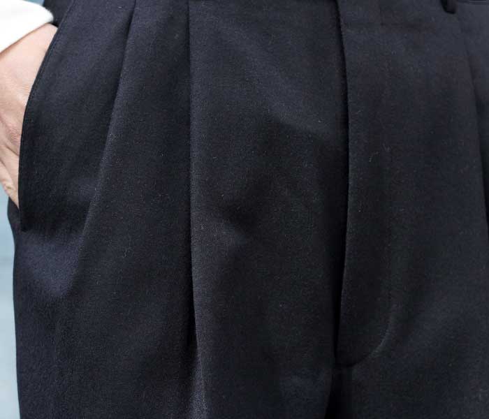 インテリム INTERIM ウールカシミヤ フランネル ディープ インテリム INTERIM ウールカシミヤ フランネル ディープ