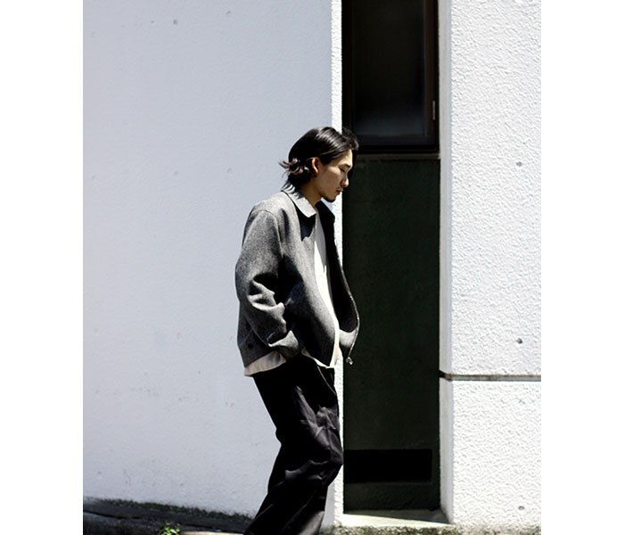 epnok（エプノック）の「Herringbone Tweed ・ Fake Suede