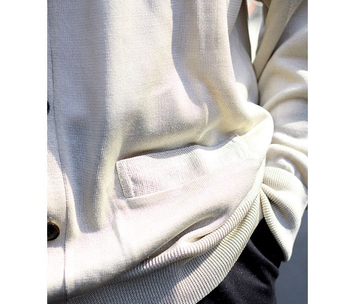 INTERIM/SEA ISLAND CARDIGAN (GRAY)