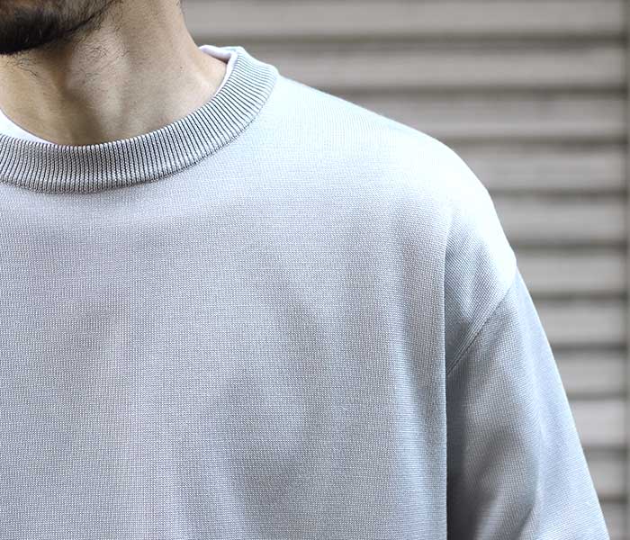 インテリム INTERIM シルク クルーネック ニット セーター SILK
