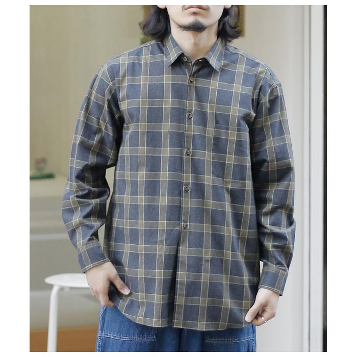 インテリム INTERIM コットン フランネル チェック レギュラー