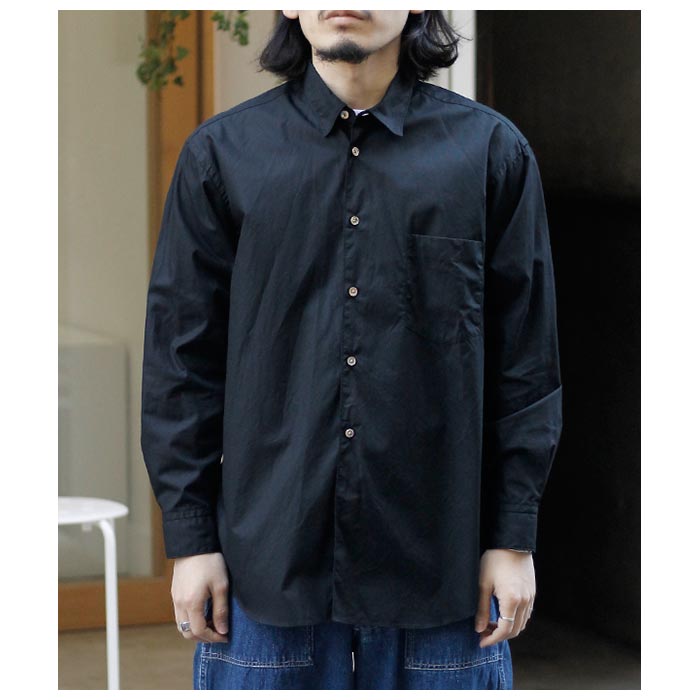 INTÉRIM】90'S FIT SILK DENIM BUTTON DOWN SHIRT | 公式通販
