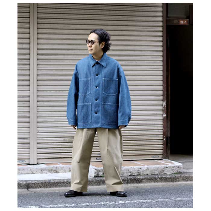 2号-M相当 日本製 ROUGH AND RUGGED カバーオール ブラック