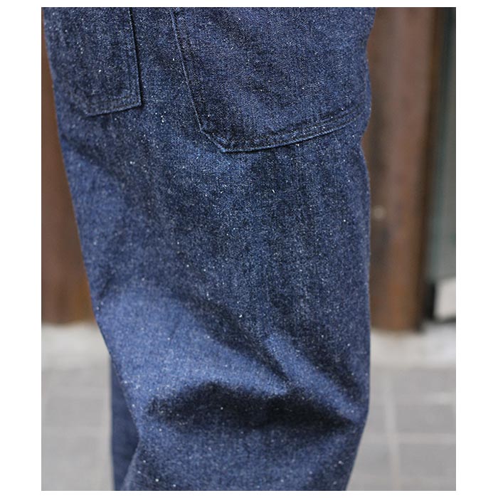 インテリム INTERIM 40's US.NAVY セルヴィッチ ネップ デニム