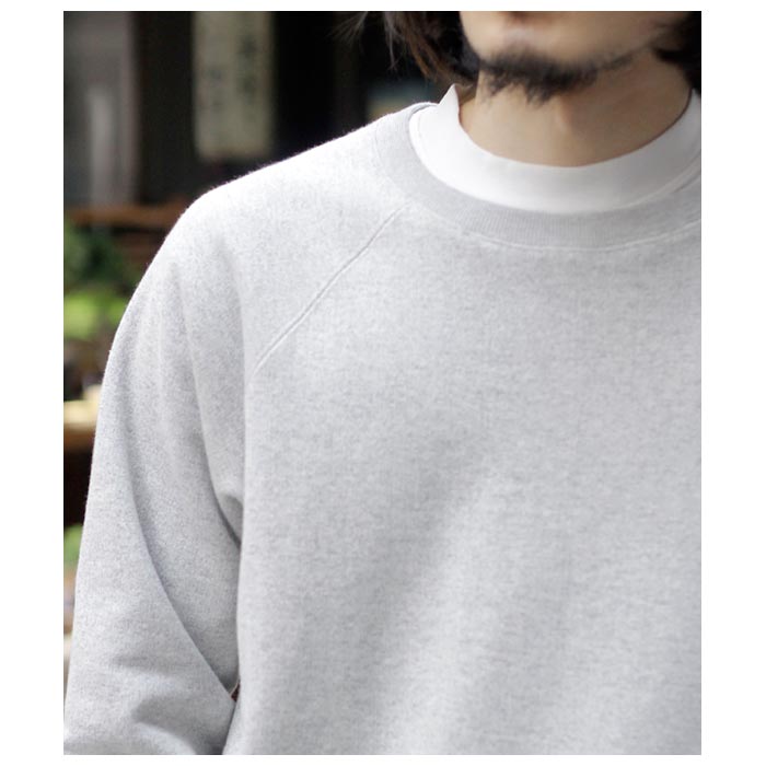 INTERIM/60s VINTAGE RAGLAN SWEAT SHIRT (NAVY)