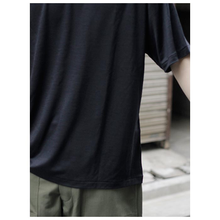 INTĒRIM(インテリム)・EXTRA FINE MERINO WOOL S/S TEE