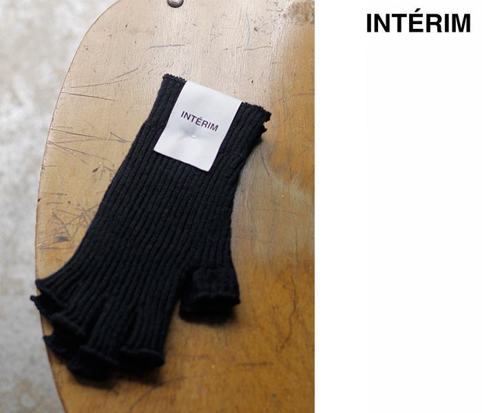 インテリム INTERIM ヤク モヘア フィンガーレス グローブ 手袋 YAK