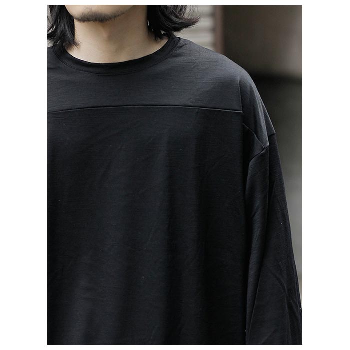 最も  インテリム INTERIM ハイパービッグ エクストラ ファイン メリノ 半袖Tシャツ