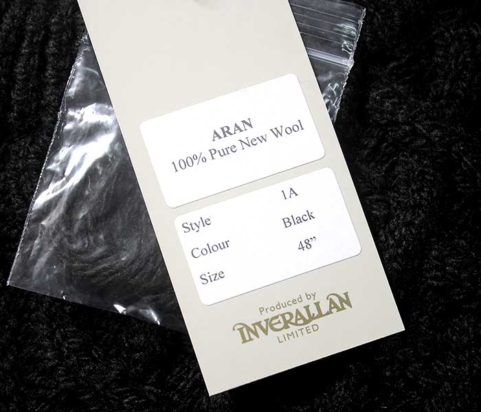 STRATHTAY by インバーアラン INVERALLAN ブラック 1A アラン
