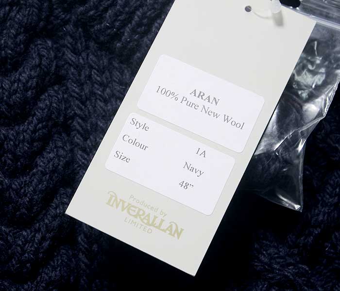 STRATHTAY by インバーアラン INVERALLAN ネイビー 1A アラン STRATHTAY by インバーアラン INVERALLAN ネイビー 1A アラン