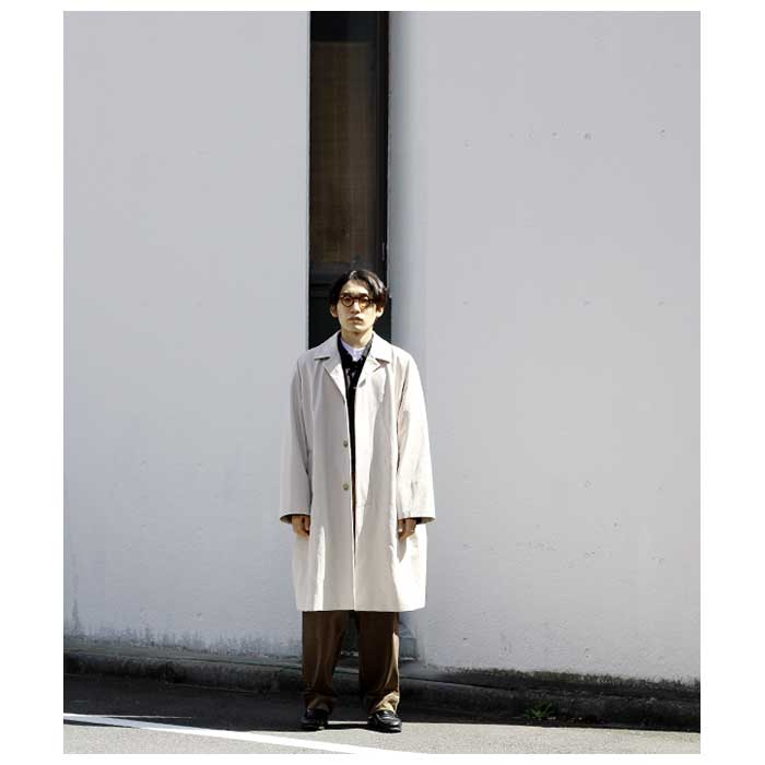マナベ MANAVE マルシェコート ベージュ MARCHE COAT MADE IN