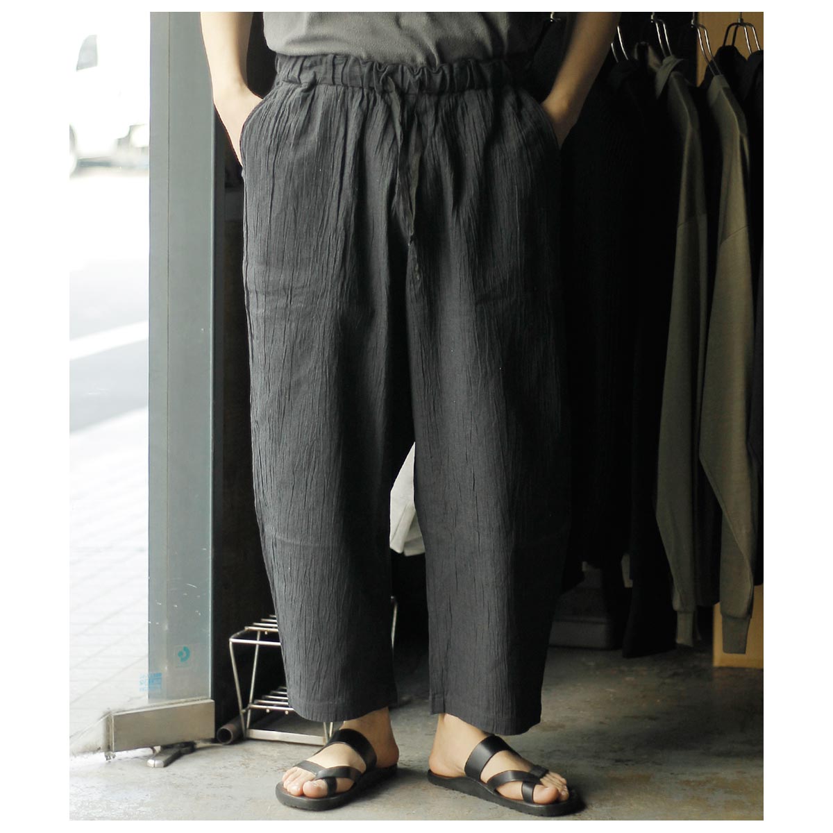 ミッタン MITTAN 強撚竹パンツ HIGH TWIST BANBOO COTTON PANTS (PT