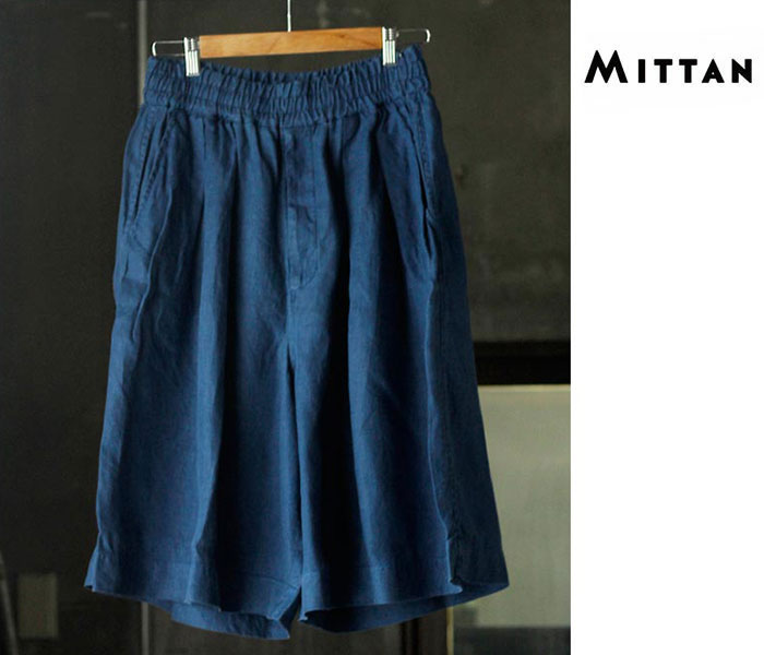 ミッタン MITTAN さざ波大麻ビッグショーツ(草木染)HEMP ミッタン MITTAN さざ波大麻ビッグショーツ(草木染)HEMP