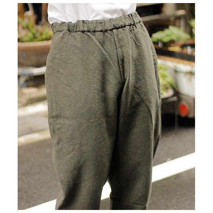 ミッタン MITTAN 亜麻苧麻ロング パンツ FLAX RAMIE PANTS LONG
