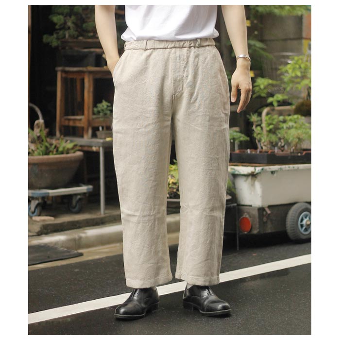 【お試し価格！】 FLAX パンツ 亜麻苧麻ワイド MITTAN ミッタン RAMIE WIDE PANTS Pants