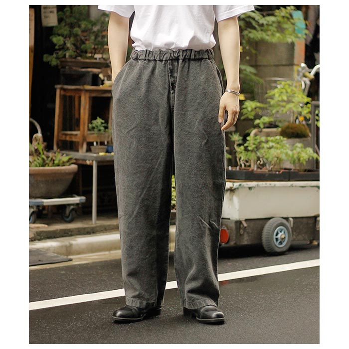 ミッタン MITTAN 亜麻苧麻ワイド パンツ FLAX RAMIE PANTS WIDE ミッタン MITTAN 亜麻苧麻ワイド パンツ FLAX RAMIE PANTS WIDE