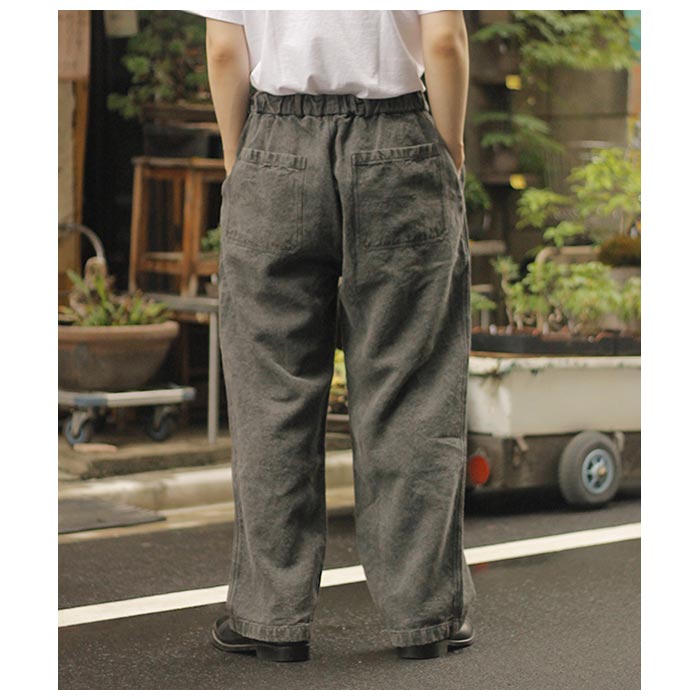 ミッタン MITTAN 亜麻苧麻ワイド パンツ FLAX RAMIE PANTS WIDE