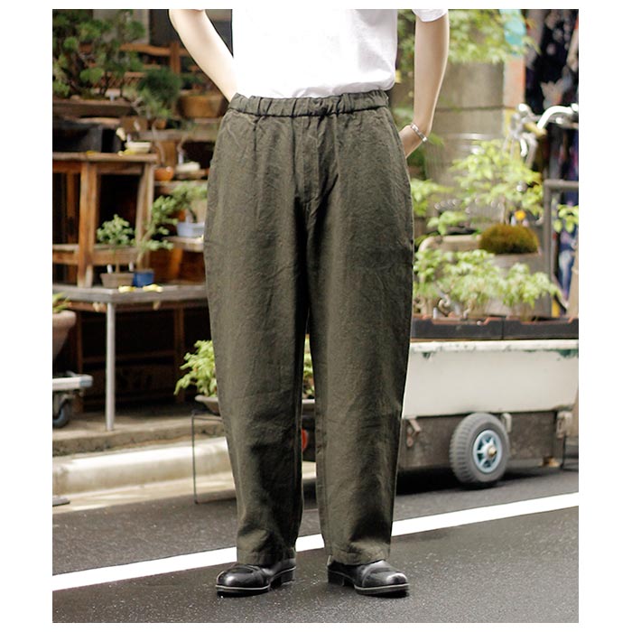 miitanページ ミッタン MITTAN 亜麻苧麻ワイド パンツ FLAX RAMIE PANTS WIDE (PT-92
