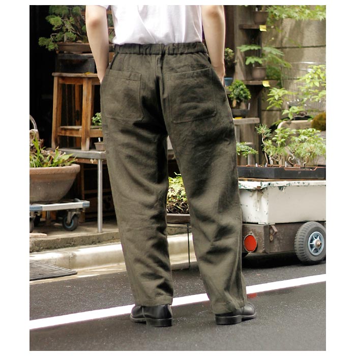 ミッタン MITTAN 亜麻苧麻ワイド パンツ FLAX RAMIE PANTS WIDE (PT-92
