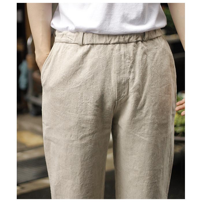 ミッタン MITTAN 亜麻苧麻ワイド パンツ FLAX RAMIE PANTS WIDE