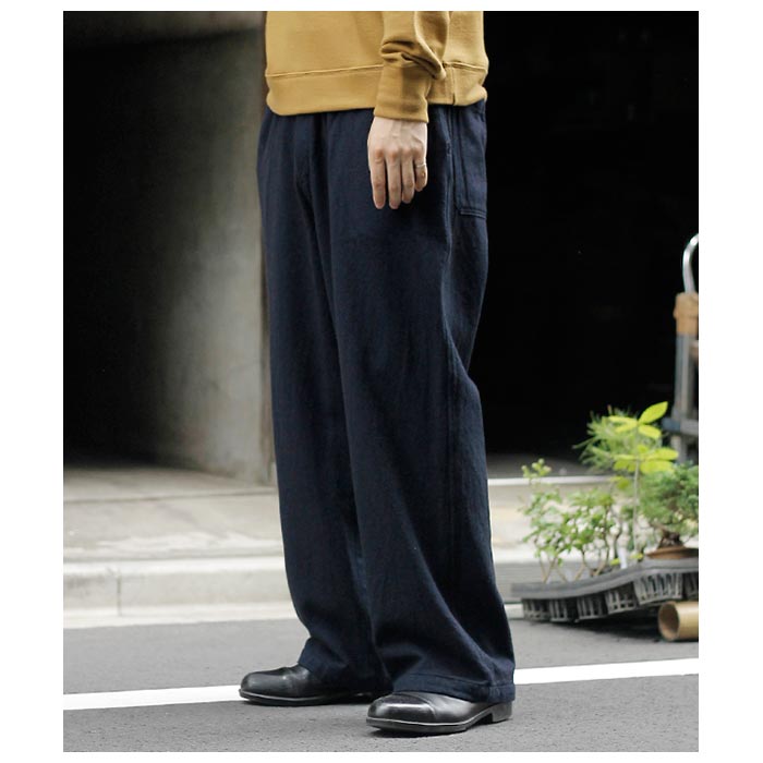 ミッタン MITTAN ウールデニムワイド パンツ WOOL DENIM WIDE