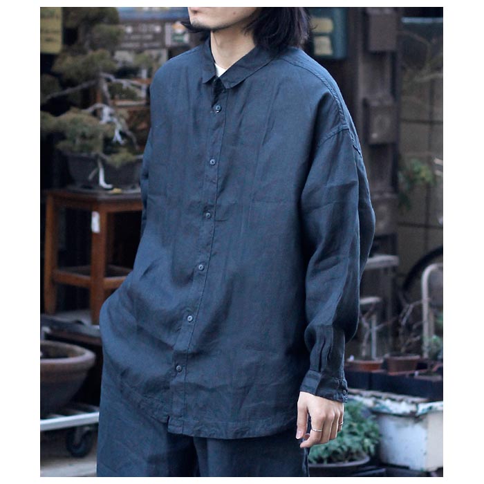 20% ポイント還元!!】ミッタン MITTAN やわらか大麻ビッグシャツ