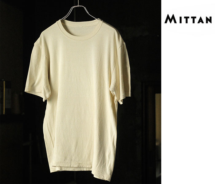 ミッタン MITTAN 強撚絹紬糸Tシャツ STRONG TWIST SILK S/S T