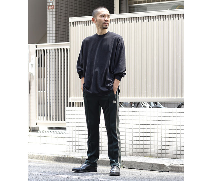 Needles doobop 別注 ナロートラックパンツ ブルー 青
