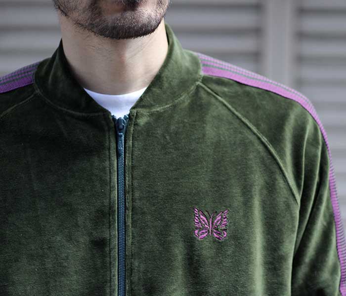 ニードルズ NEEDLES ベロア トラックジャケット ジャージ 2021FW